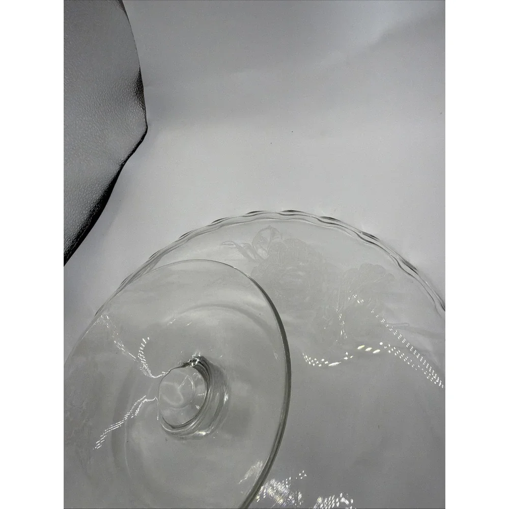 Fostoria Camellia Etched Rose Pattern‎ 12 1/8